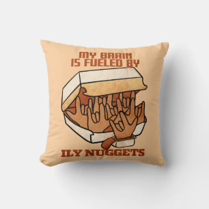 We Love Nuggets - Nugget Love - ASL ILY Obsession Throw Pillow