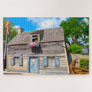 We Love Old School House St. Augustine Florida Jigsaw Puzzle