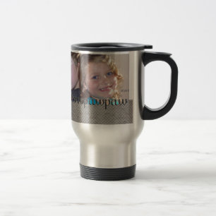 We Love Our Pawpaw  Add Your Photo Travel Mug