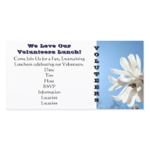 We Love Our VOLUNTEERS Lunch Invitations Thanks