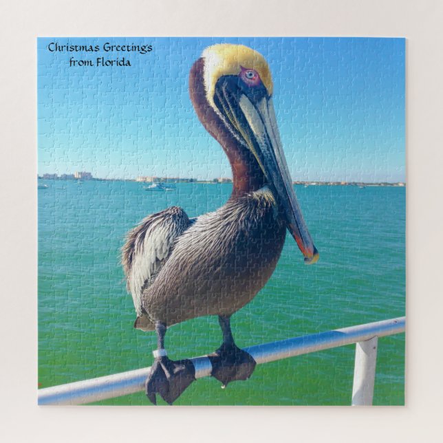 We Love Pelicans in Florida Jigsaw Puzzle (Vertical)