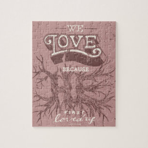 We Love (Pink) Jigsaw Puzzle