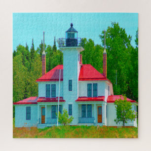 We love Raspberry Island Wisconsin. Jigsaw Puzzle