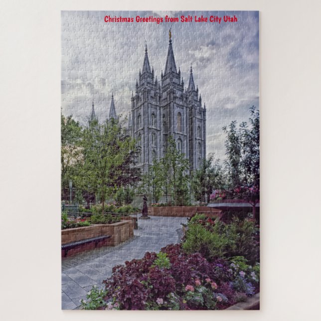 We Love Salt Lake City Utah Jigsaw Puzzle (Vertical)