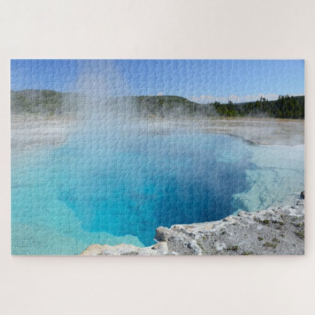 We love Sapphire Pool Wyoming Jigsaw Puzzle (Horizontal)