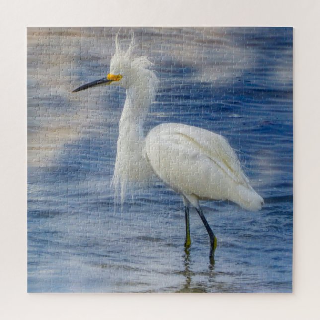 We love Snowy Egrets in Florida Jigsaw Puzzle (Vertical)