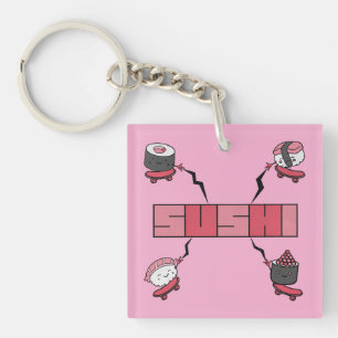 We Love Sushi - Sushi Love - ASL ILY Obsession Keychain