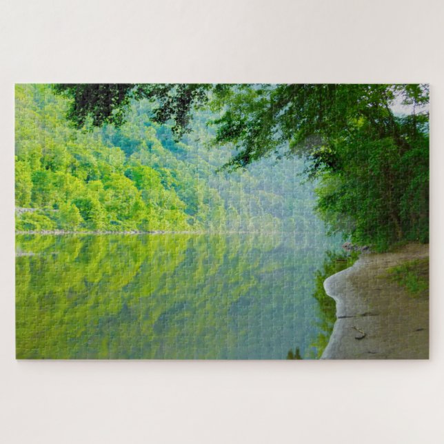 We Love the Delaware River Jigsaw Puzzle (Horizontal)