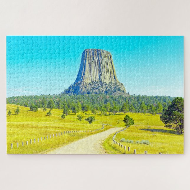 We love The Devils Tower Wyoming Jigsaw Puzzle (Horizontal)