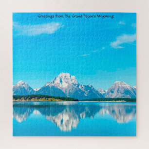 We Love The Grand Teton's Wyoming. Jigsaw Puzzle