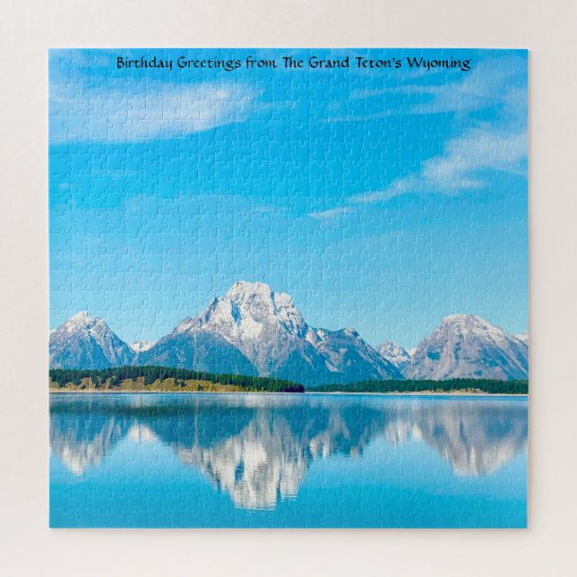 We Love  The Grand Teton's Wyoming. Jigsaw Puzzle (Vertical)