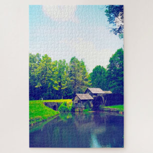 We love  The Mill Pond Virginia. Jigsaw Puzzle
