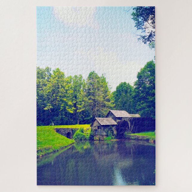 We love  The Mill Pond Virginia. Jigsaw Puzzle (Vertical)