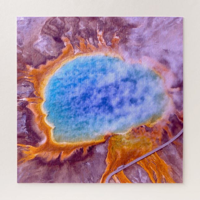We Love  Thermal Spring Wyoming. Jigsaw Puzzle (Vertical)