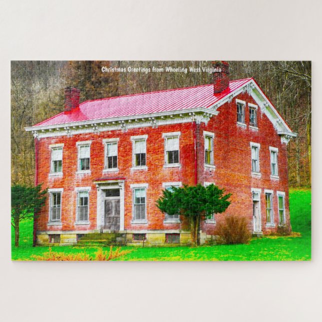 We love Wheeling West Virginia. Jigsaw Puzzle (Horizontal)