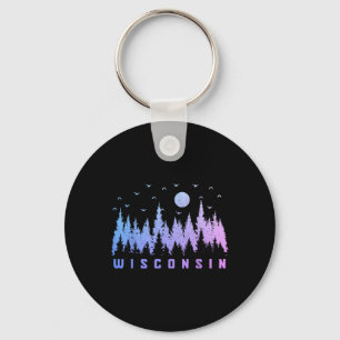 We Love Wisconsin - The Badger State Uni-adults Bl Keychain