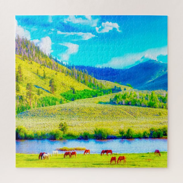 We Love Wyoming. Jigsaw Puzzle (Vertical)