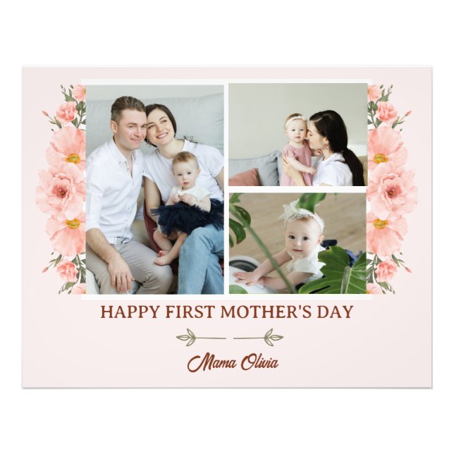 WE LOVE YOU BABY - BABY PHOTO COLLAGE (Devant)