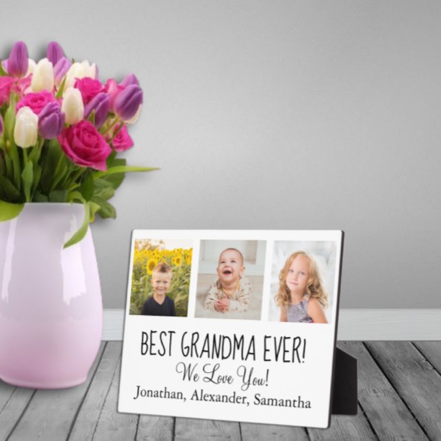 We Love You! Best Grandma Ever Plaque (Creator Uploaded)