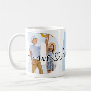 "We love You Dad" Custom Photo Collage Mug