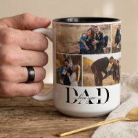 We Love You Dad Personalized Father Photo Collage