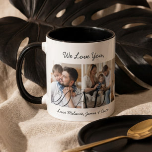We Love You Dad Personalized Father’s Day Photo Mug
