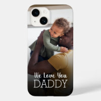 We Love You Daddy Personalized Father's Day Photo