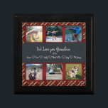 We Love You, Grandma Custom 6 Photo Grid   Gift B Gift Box<br><div class="desc">Adorably cute with a 6 photo block to personalize. Gift to grandma or a treat for yourself!</div>