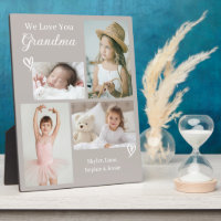 We Love You Grandma Grandkids Photo Collage
