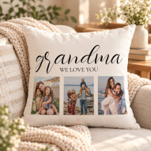 We Love You Grandma Photo Collage