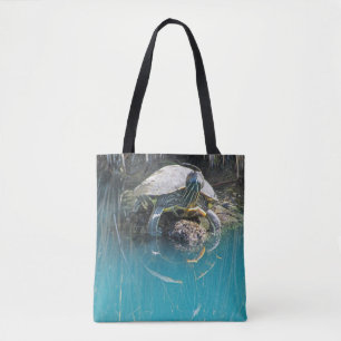 We Love You Grandma Water Animal Relaxed Turtle Tote Bag