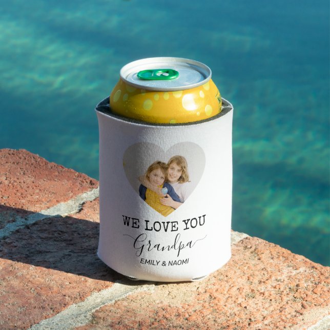 We Love You Grandpa | Personalized Can Cooler (In Situ Pool)