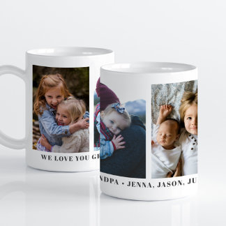 We Love You Grandpa Personalized Custom Mug