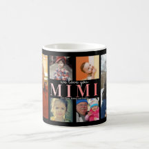 We Love You Mimi | Custom Photo Collage Coffee