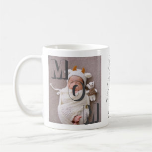 We Love You, Mom! Custom 2-Photo Collage Mug
