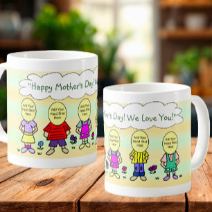 We Love You Mom Gift Coffee Mug