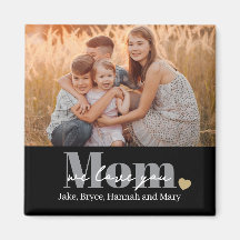 We Love You Mom Photo Gift