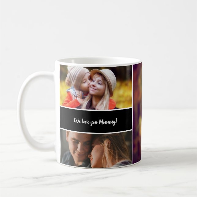 We love you Mommy Family photos Coffee Mug (Left)
