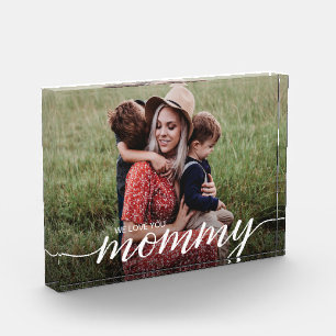 We love you mommy Script Custom photo template