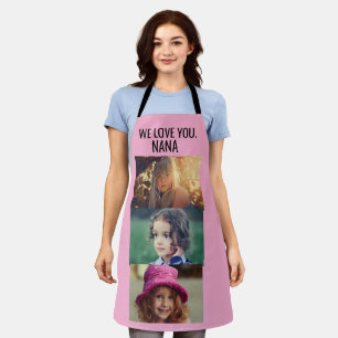 WE LOVE YOU NANA CUSTOM PHOTO APRON
