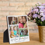 We Love You Nana | Grandkids 4 Photo Collage Plaque<br><div class="desc">We Love You Nana  | Grandkids 4 Photo Collage Plaque -- Make your own 4 picture frame  personalized with 4 favourite grandchildren photos and names.	
Makes a treasured keepsake gift for grandmother for birthday, mother's day, grandparents day and other special days.</div>