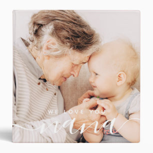 We Love You Nana Modern Classic Photo Binder