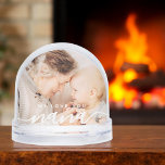 We Love You Nana Modern Classic Photo Snowglobe<br><div class="desc">Design is composed of modern and playful script typography. Add a photo of grandma,  granma,  mee-maw,  lola.</div>
