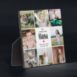 We Love You Nana' Photo Collage Gift Plaque<br><div class="desc">Create your very own unique gift for Grandma with this adorable photo collage display plaque. Showcase 8 of your favourite square photos and personalize it with the sweet message 'We Love You Nana, ' a charming heart, and all the grandchildren's names. This memorable keepsake is perfect for making Grandma feel...</div>