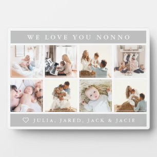 We Love You Nonno Plaque