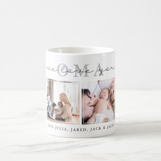We Love You, Oma Coffee Mug (Center)