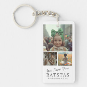 We Love You Photo Keychain