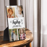 We Love You PopPop Grandpa Photo Collage Plaque<br><div class="desc">The PopPop We Love You Heart Modern Photo Collage Plaque is a touching and personalized gift that showcases your love for your grandfather. This beautifully designed plaque features a heart-shaped photo collage, allowing you to add your favourite family pictures in a modern and stylish layout. The heartfelt "We Love You,...</div>