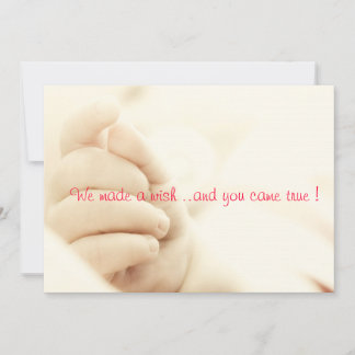 We made a wish ..and you came true !