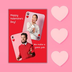 We Make A Great Pair Valentine's Day Photo Holiday Card